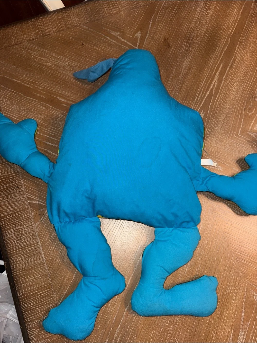 Vintage 90’s  Teenage Mutant Ninja Turtle Leonardo Pillow Pal - Well Loved